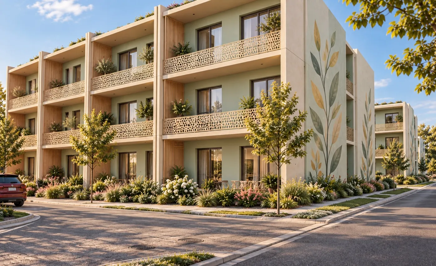 Apartment building — render