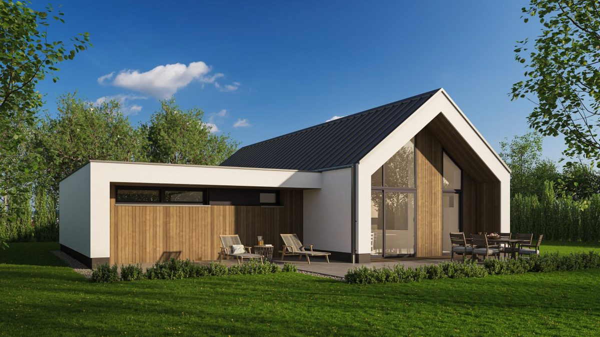 KV Homes látványterv — modern családi ház